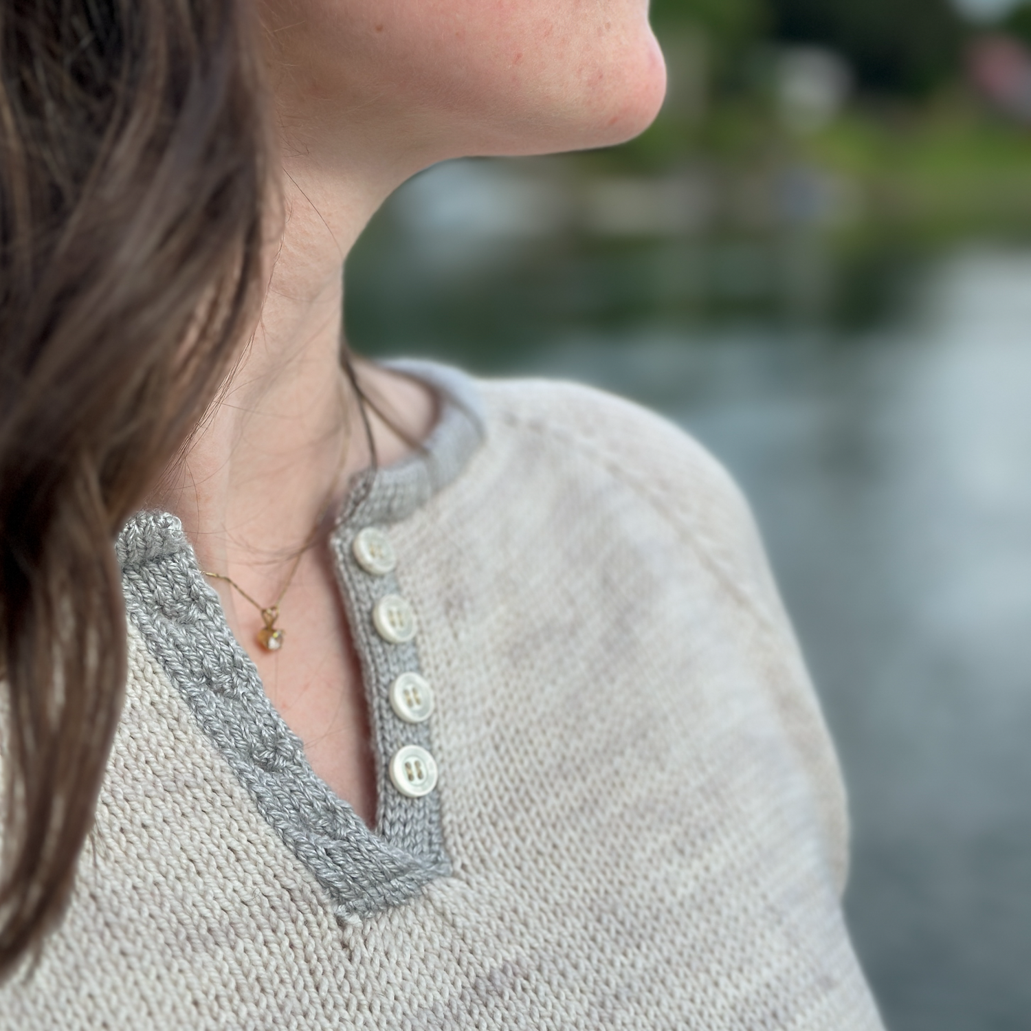 Henley Tee Knitting Pattern Pullover Sweater — Knit for the Soul